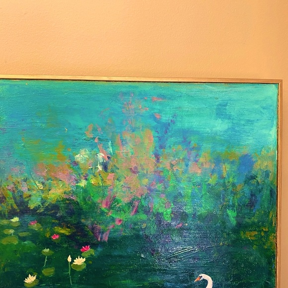 Original Semi abstract landscape painting new - Picture 3 of 11